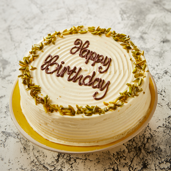Personalised Carrot & Pistachio Cake