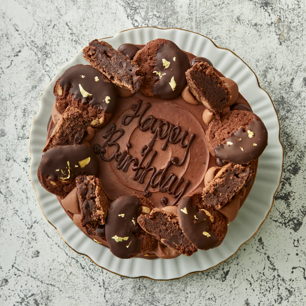 Inscribed Chocolate Lover's Cake