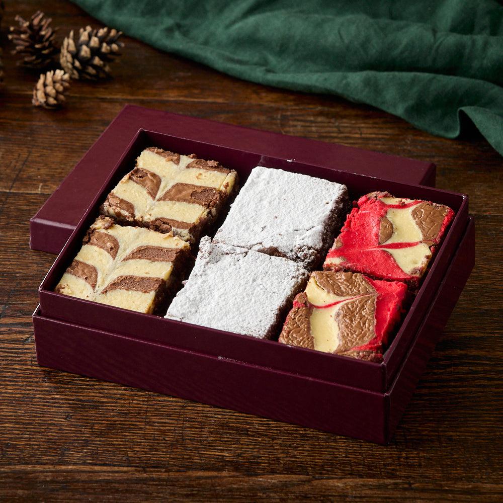 Christmas Brownie Magic Box of 12 & Konditor