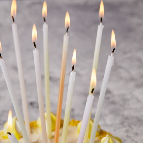 Tall Pastel Candles