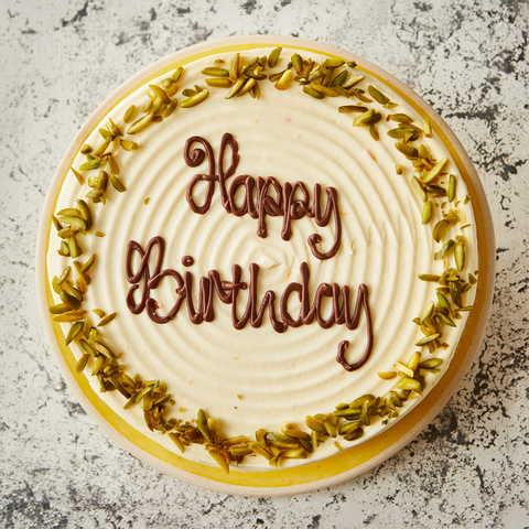 Personalised Carrot & Pistachio Cake