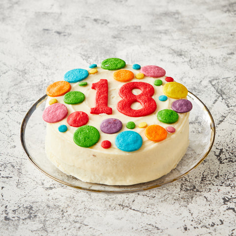 Polka Dot Number Cake