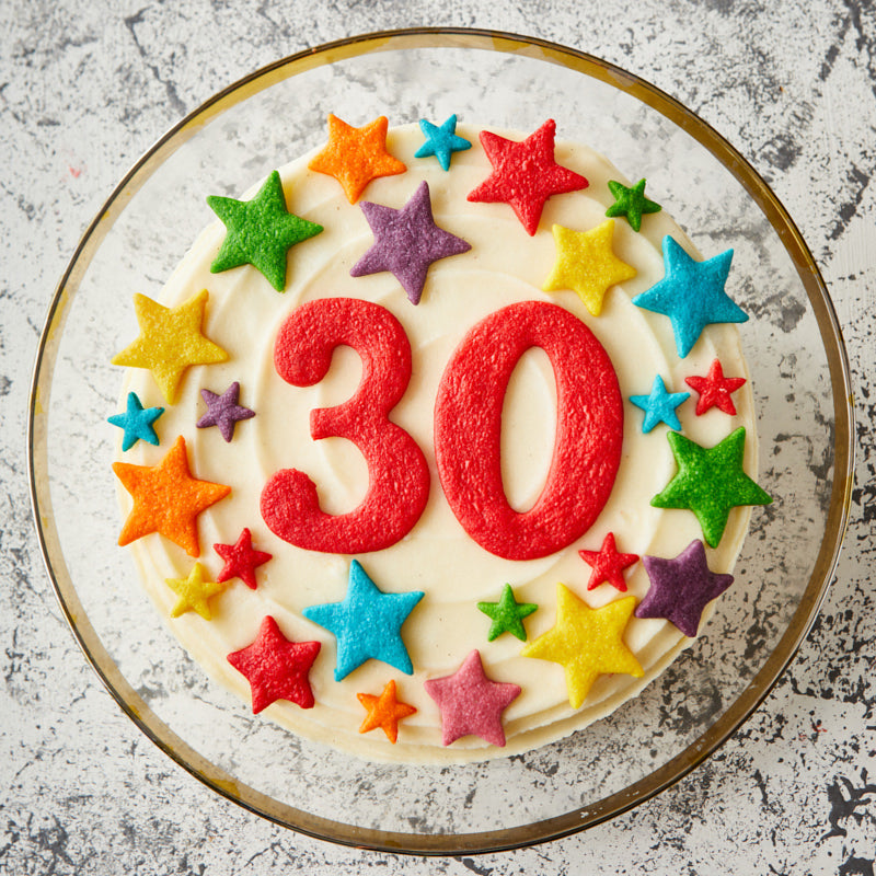 Stars Number Cake