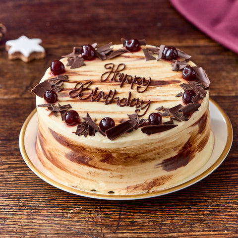 Personalised Chocolate Cherry Cake