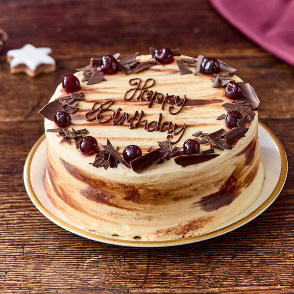 Personalised Chocolate Cherry Cake