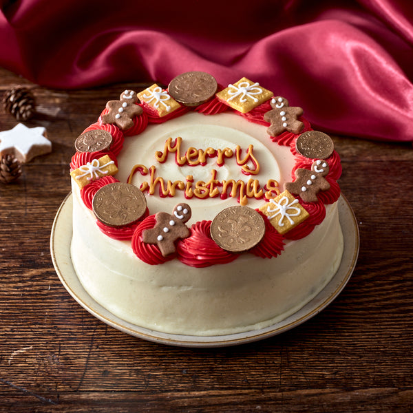 Personalised Christmas Coin Cake