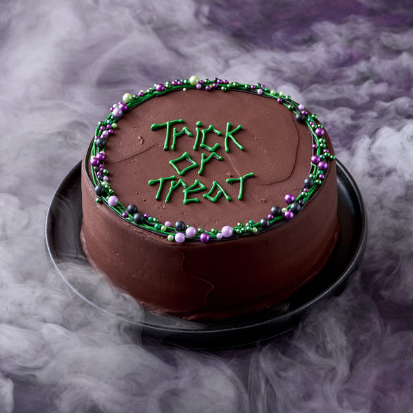 Personalised Halloween Sprinkle Cake