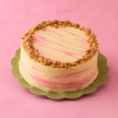 Rhubarb & Custard Cake