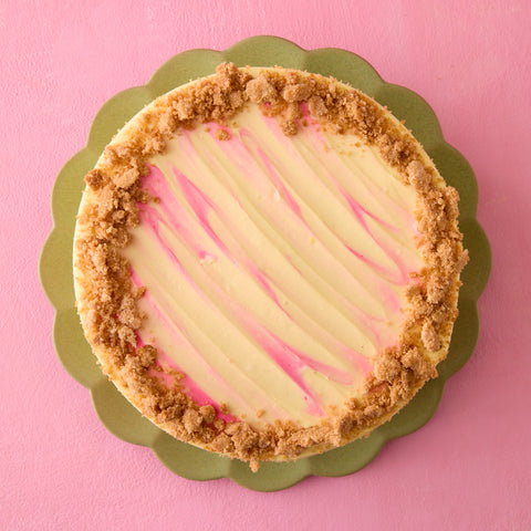 Rhubarb & Custard Cake