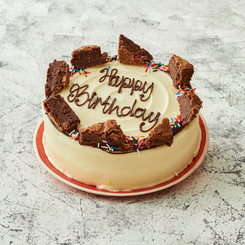 Brownie Border Cake