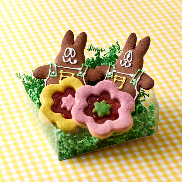 Bunny & Biscuit Box of 4