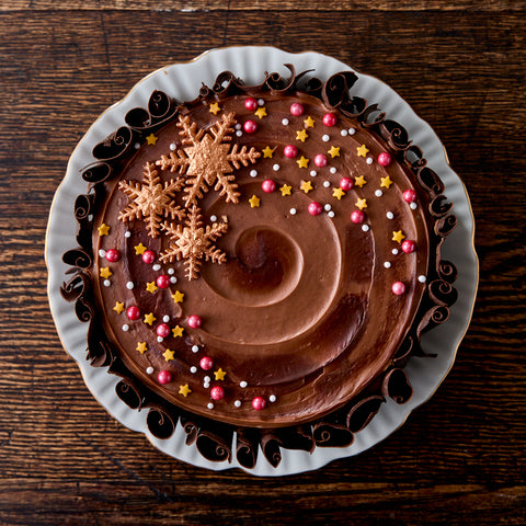 Dark Chocolate Cherry Forest Cake