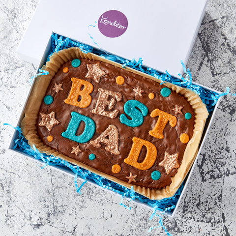 Best Dad Brownie Slab