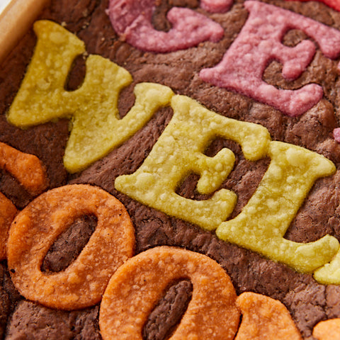 Get Well Soon Brownie Slab