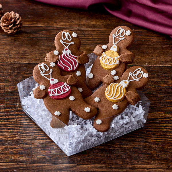 Festive Gingerbread Box of 4