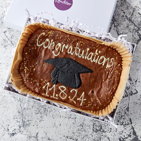 Graduation Brownie Slab