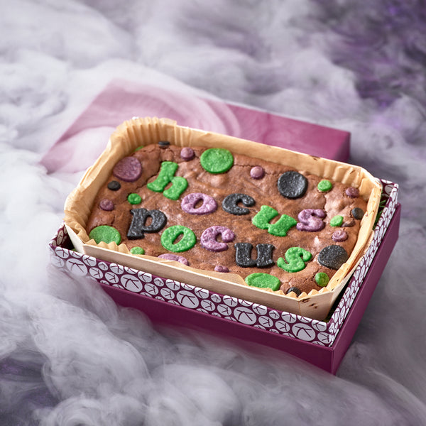 Hocus Pocus Chocolate Brownie Slab
