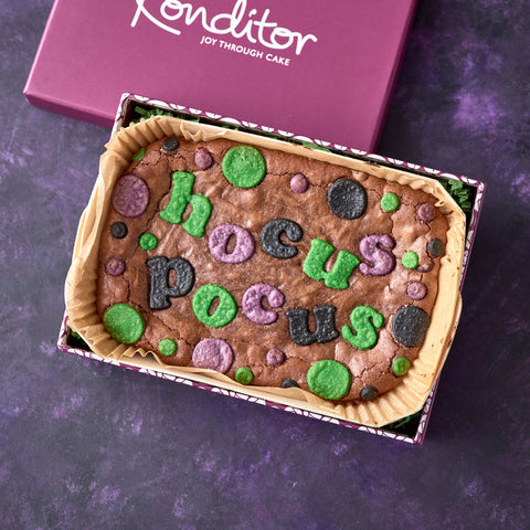 Hocus Pocus Chocolate Brownie Slab