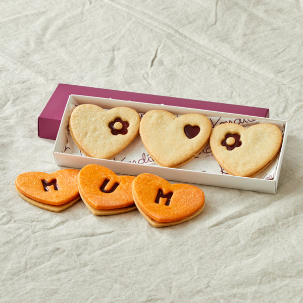 Jammy Hearts for Mum Box of 6