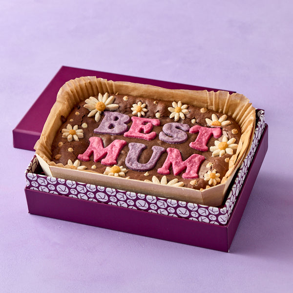 'Best Mum' Chocolate Brownie Slab