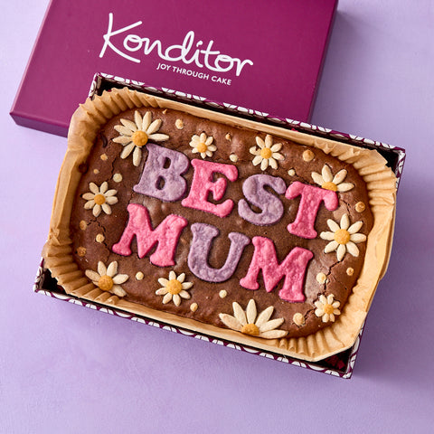 'Best Mum' Chocolate Brownie Slab