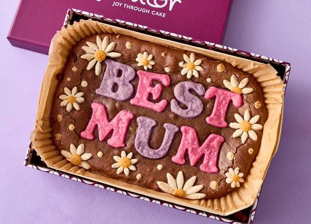 Mum Chocolate Brownie Slab