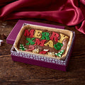 Merry XMAS Chocolate Brownie Slab
