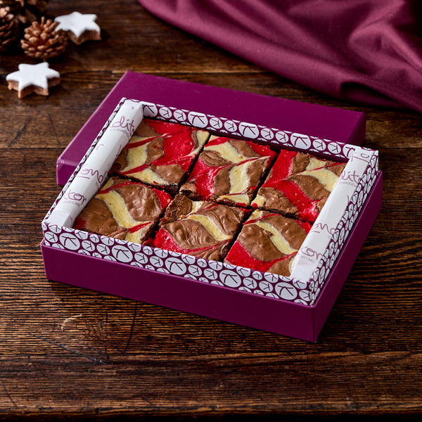 Peppermint Brownie Box of 12