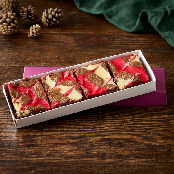 Peppermint Brownie Box of 4