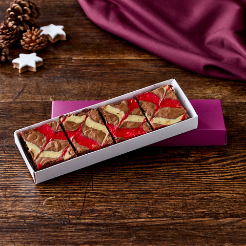 Peppermint Brownie Box of 4