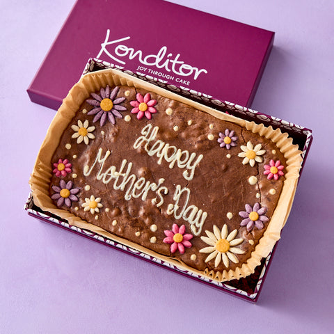 Personalised Mother's Day Brownie Slab