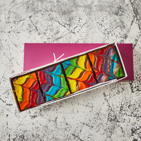 Pride Curly Whirly Brownies Box of 4