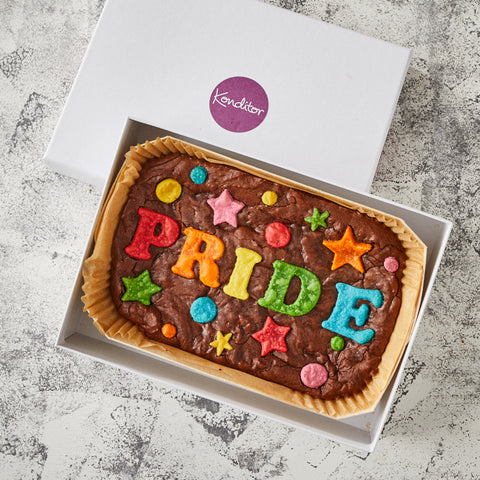 Pride Chocolate Brownie Slab