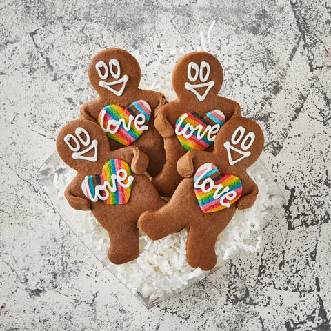 Pride Gingerbread People Box of 4