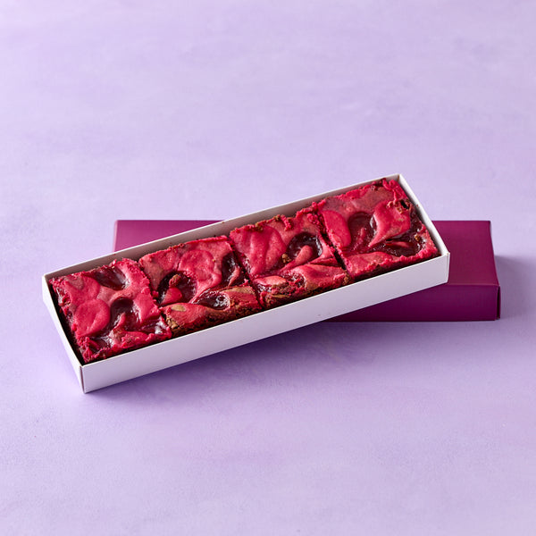 Raspberry Cheesecake Brownie Box of 4