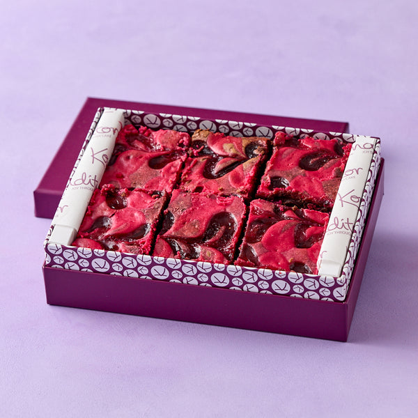 Raspberry Cheesecake Brownie Gift Box of 12