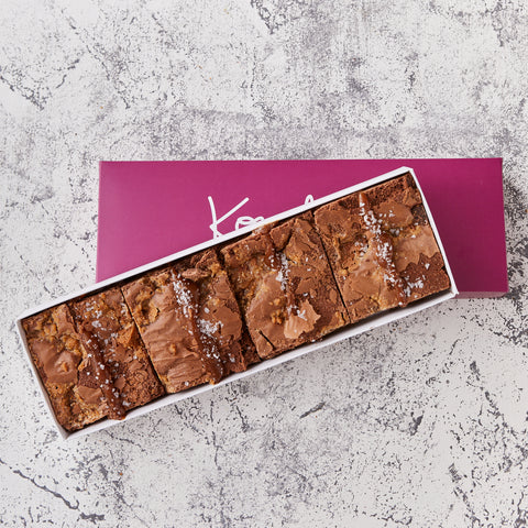 Salted Caramel Brownie Box of 4