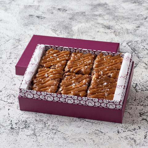Salted Caramel Brownie Box of 12
