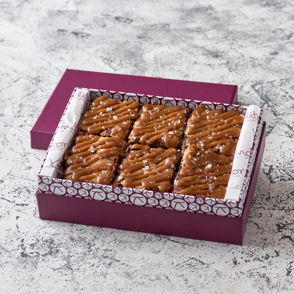 Salted Caramel Brownie Box of 12