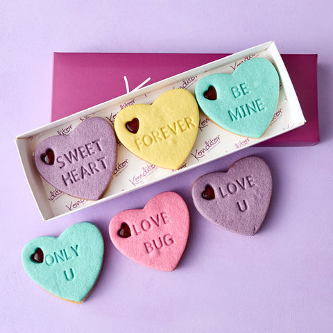 Love Heart Jammers Box of 6