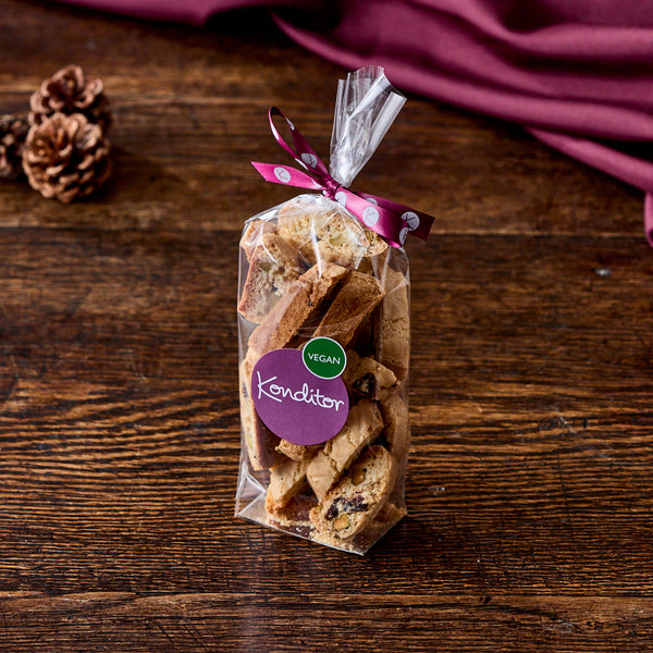 Vegan Cranberry & Pistachio Biscotti