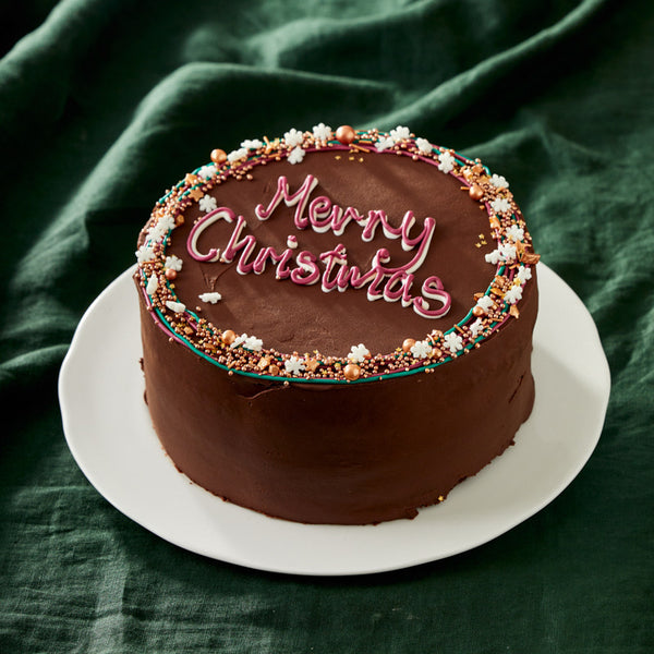 Vegan Christmas Sprinkle Cake