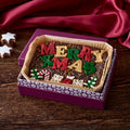 Vegan Merry XMAS Chocolate Brownie Slab