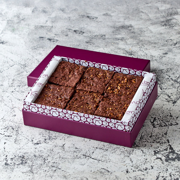 Vegan Pecan Brownie Box of 12