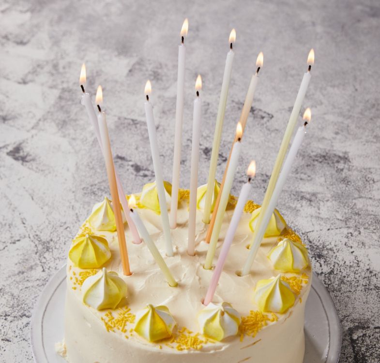 Tall Pastel Candles